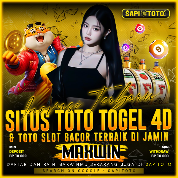 SAPITOTO: Situs Toto Slot 4D Dan Keluaran Bandar Togel Online Resmi Terpercaya.
